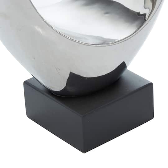 14" Porcelain Modern Abstract Sculpture